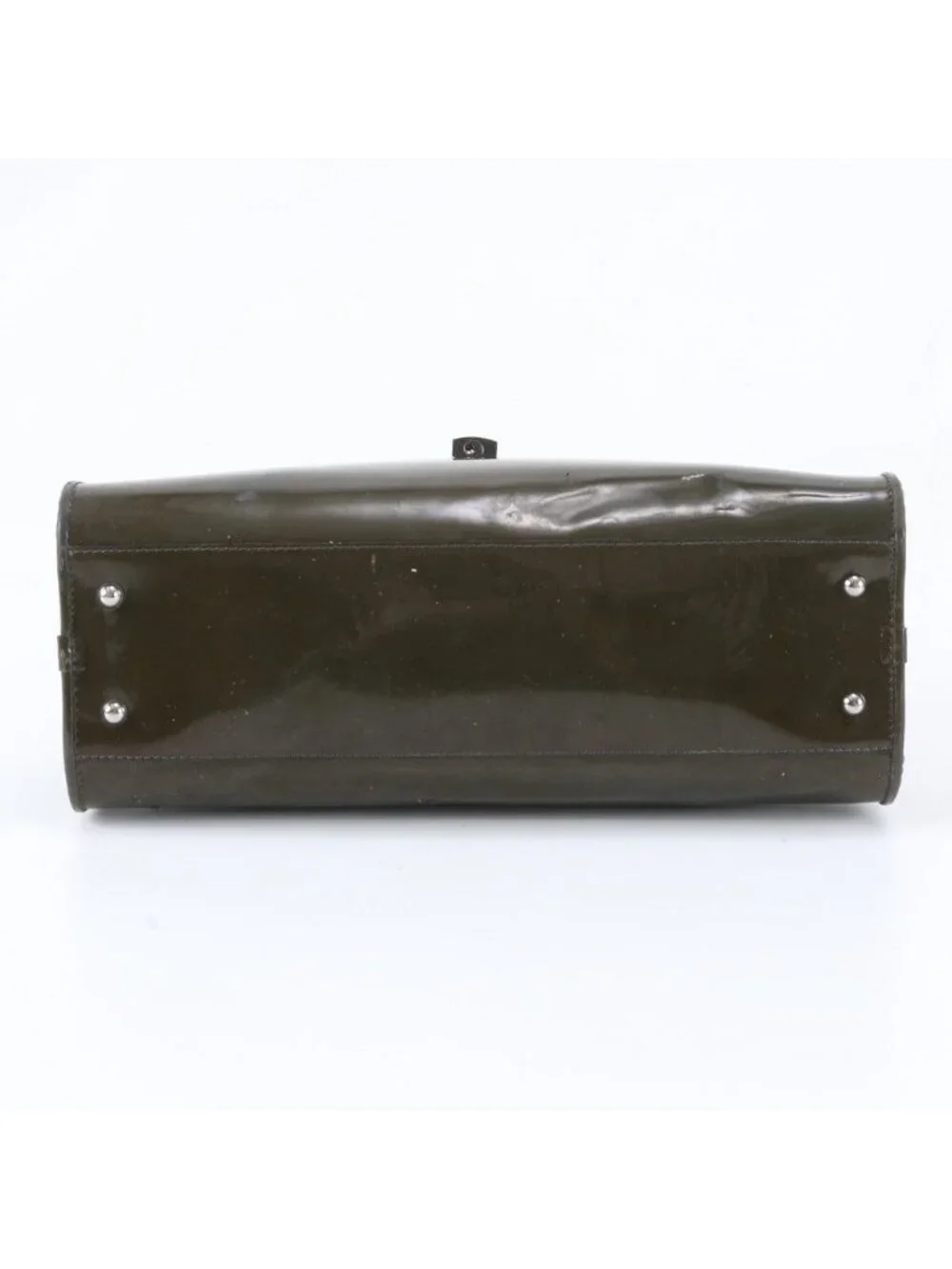 Loewe Padlock Leather Handbag Tote Brown